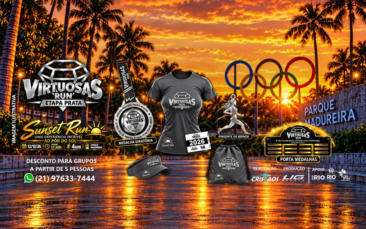 Banner de 10ª VIRTUOSAS RUN - ETAPA PRATA (SUNSET RUN)