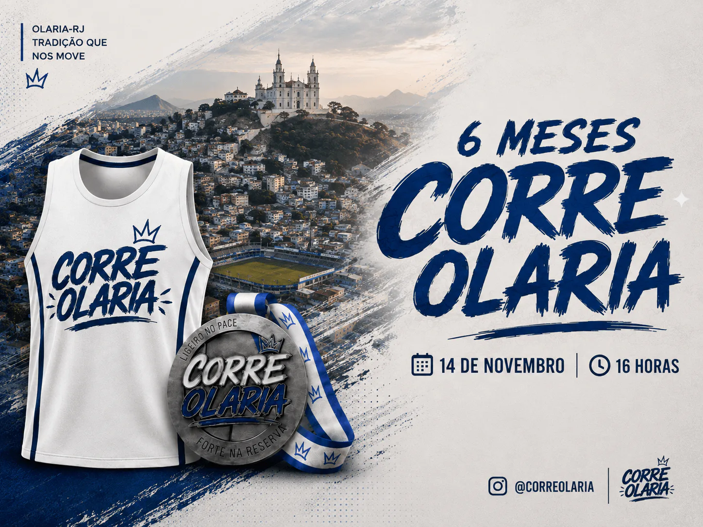 Banner de Treinão 6 Meses Corre Olaria