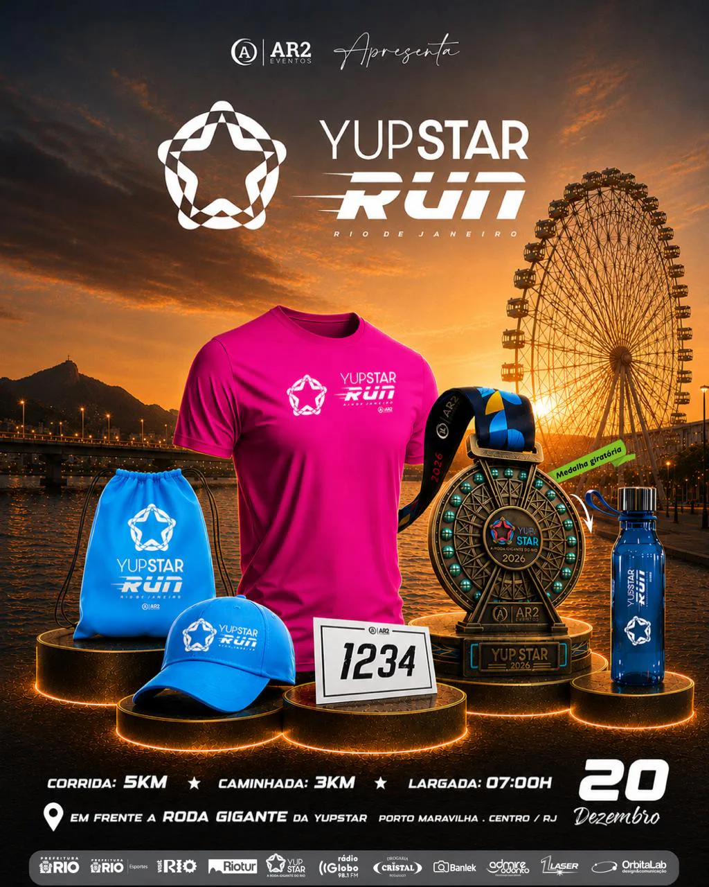 Banner de Corrida Yup Star Run