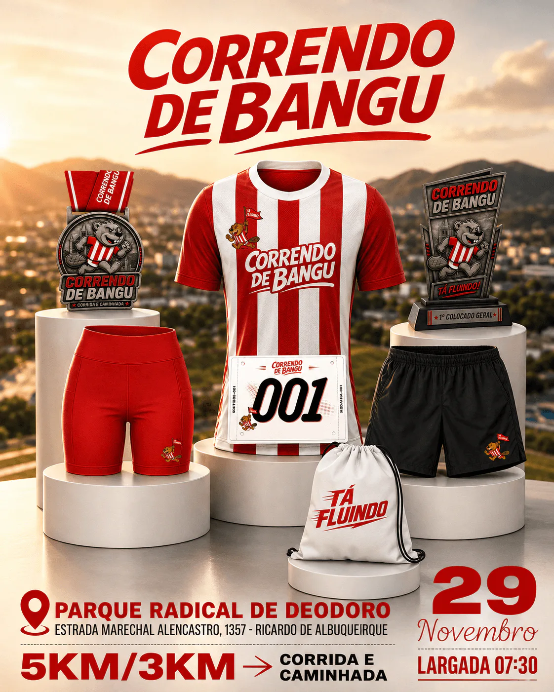 1ª Corrida e Caminhada “CORRENDO DE BANGU”