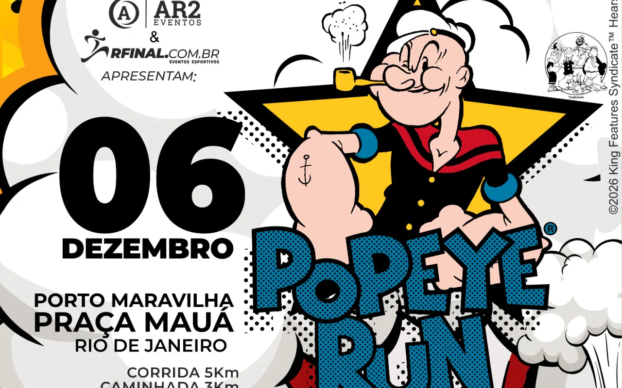 Banner de Corrida do Popeye RJ